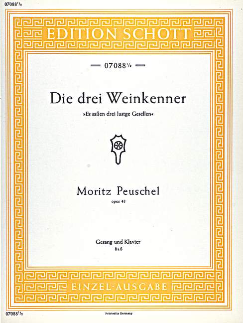 Die drei Weinkenner op. 43