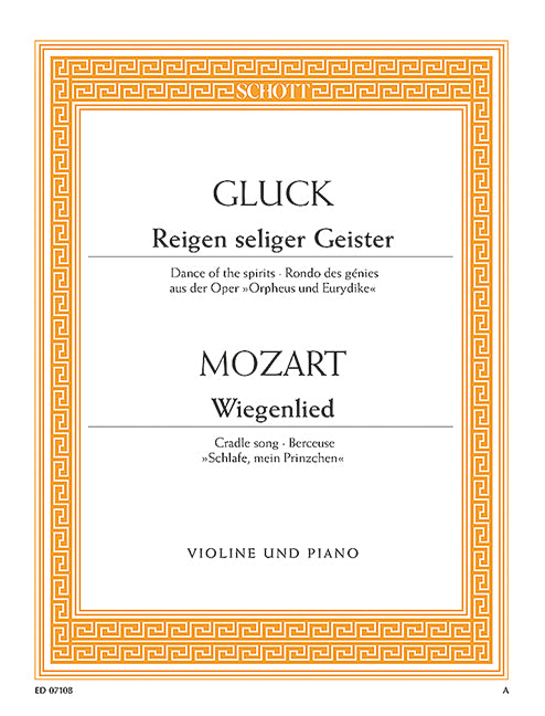Reigen seliger Geister / Wiegenlied (Mozart zugeschrieben) KV 350