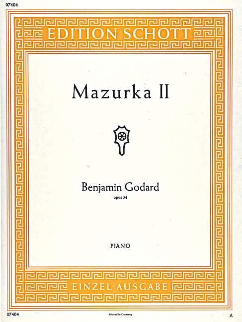 Mazurka II B-Dur op. 54