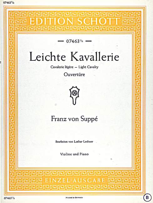 Leichte Kavallerie (violin and piano)