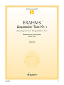 Ungarischer Tanz Nr. 6 [cello and piano]