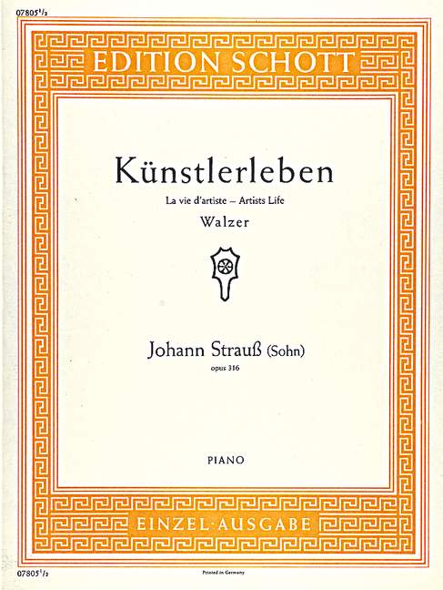 Künstlerleben op. 316 (Piano)