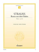 Rosen aus dem Süden op. 388 [violin and piano]
