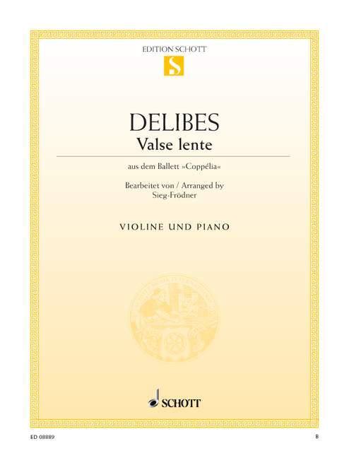 Valse lente [violin and piano]