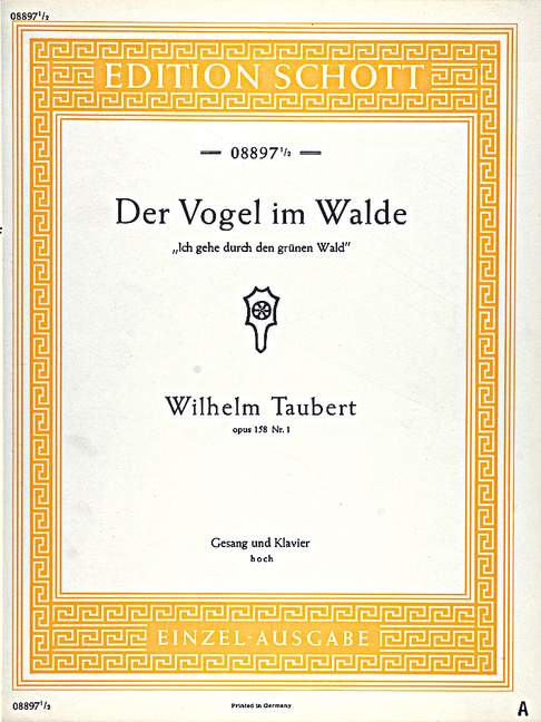 Der Vogel im Walde op. 158/1