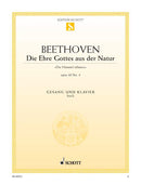 Die Ehre Gottes aus der Natur op. 48/4 [high voice and piano]
