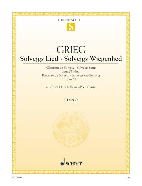 Solvejgs Lied - Solvejgs Wiegenlied op. 55/4 and op. 23
