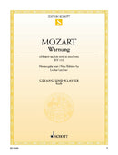 Warnung KV 433 (High voice and piano)