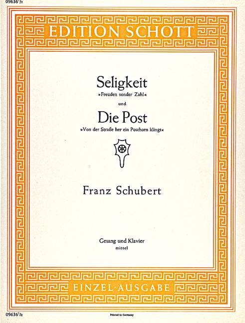 Seligkeit / Die Post D 433 / D 911