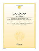 Ave Maria [violin (cello) and piano, harmonium and cello II ad. lib.]