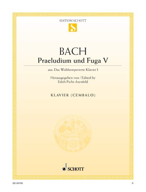 Praeludium V und Fuga V D-Dur BWV 850