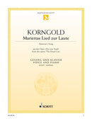 Mariettas Lied zur Laute op. 12 [medium voice and piano]