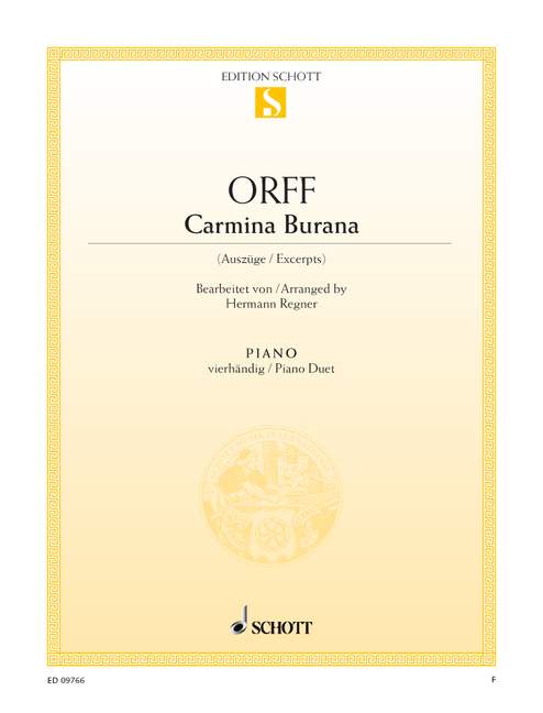 Carmina Burana: Excerpts (Piano, 4 hands)
