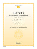 Liebesfreud - Liebesleid (saxophone in Eb and piano)