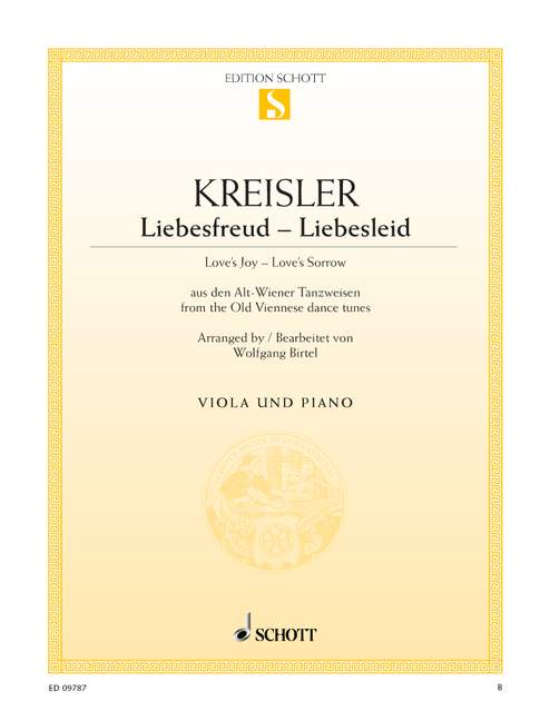Liebesfreud - Liebesleid (viola and piano)