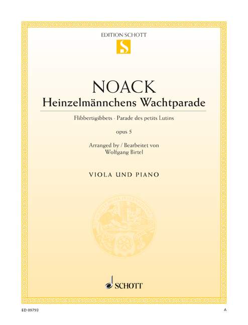 Heinzelmännchens Wachtparade op. 5 [viola and piano]