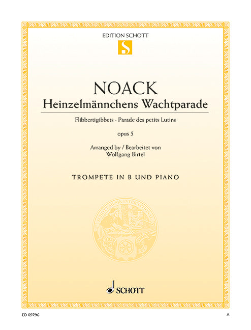 Heinzelmännchens Wachtparade op. 5 [trumpet and piano]
