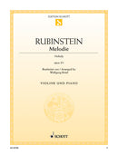 Melodie op. 3/1 [violin and piano]