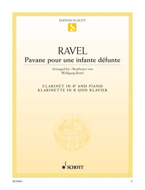 Pavane pour une infante défunte (clarinet and piano)