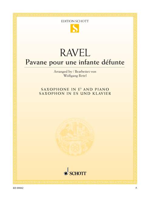 Pavane pour une infante défunte (saxophone in Eb and piano)