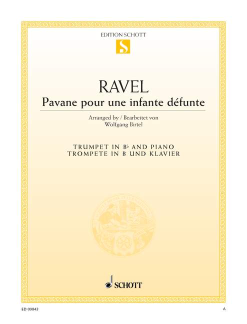 Pavane pour une infante défunte (trumpet in Bb and piano)