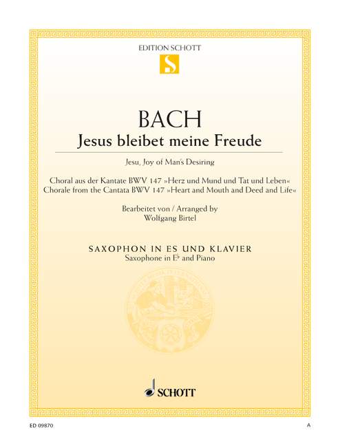 Jesus bleibet meine Freude BWV 147 [saxophone (in Eb) and piano]