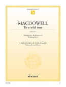 To a wild rose op. 51/1 [cello and piano]