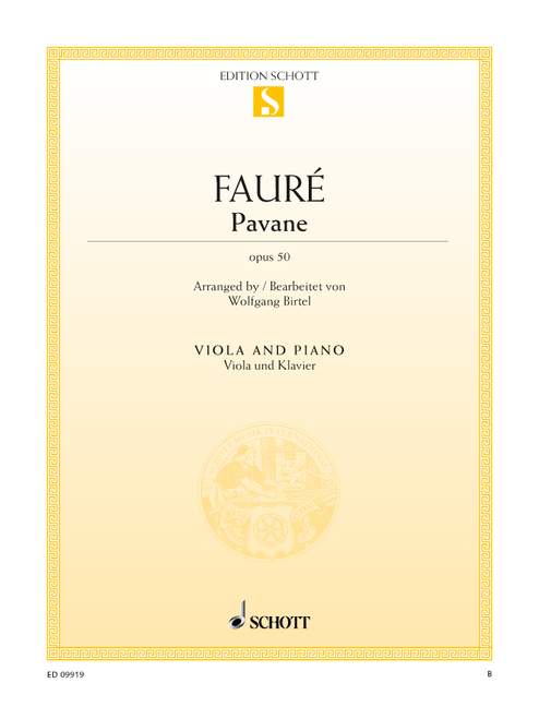 Pavane op. 50 [viola and piano]