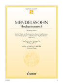 Hochzeitsmarsch op. 61/9 [viola and piano]