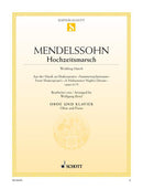 Hochzeitsmarsch op. 61/9 [oboe and piano]