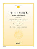 Hochzeitsmarsch op. 61/9 [trumpet in Bb and piano]