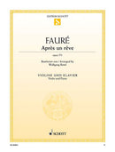 Après un rêve op. 7/1 [violin and piano]