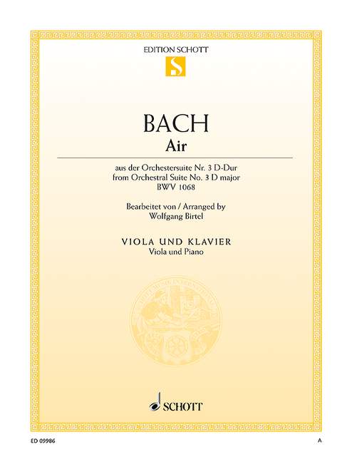 Air BWV 1068 [viola and piano]