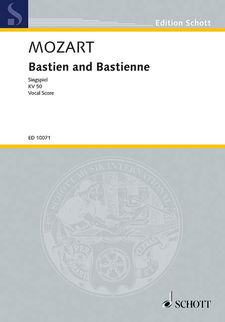 Bastien and Bastienne KV 50 [vocal/piano score]