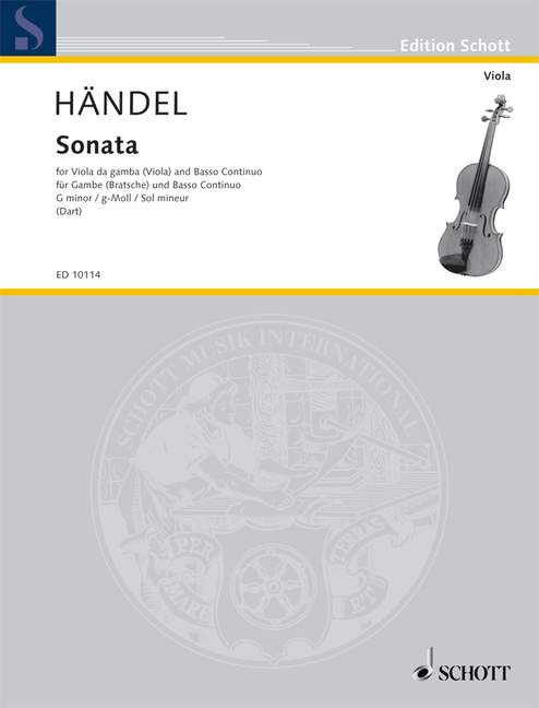 Sonata g-Moll (viola (viola da gamba) and harpsichord (piano))