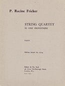 String Quartet in One Movement op. 8 [set of parts]