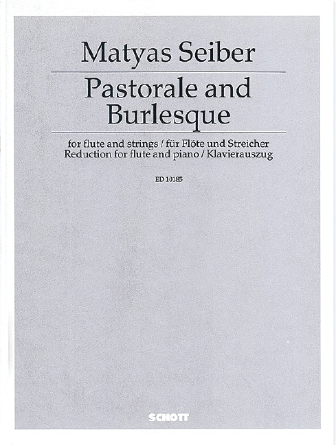 Pastorale and Burlesque [piano reduction with solo part]
