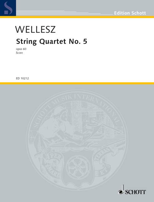 String Quartet No. 5 op. 60 [score]