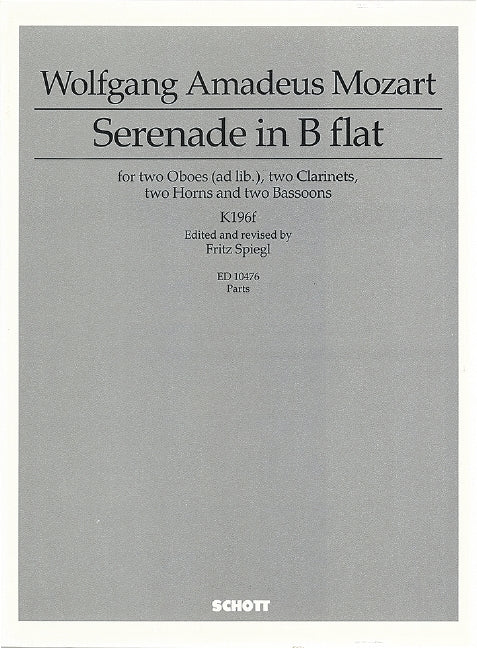 Serenade in B KV 196f