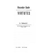 Virtutes (Speaker, Percussion and Piano Duet)