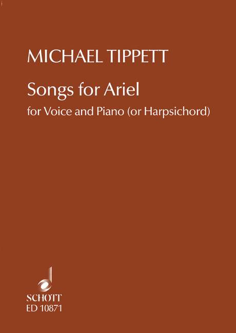 Songs for Ariel [vocal/piano score]