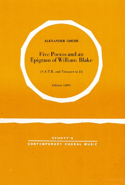 Five Poems and An Epigram of William Blake op. 17