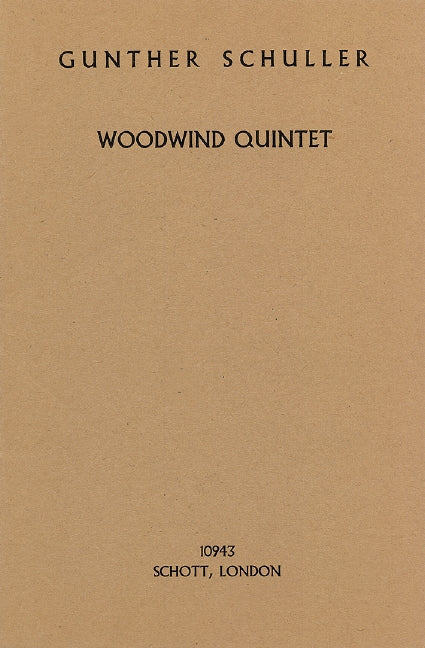 Woodwind Quintet [study score]