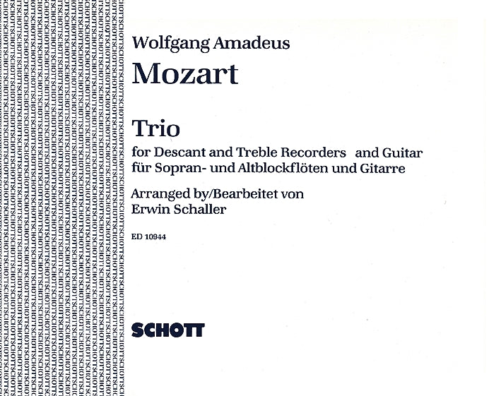 Trio [2 recorders (SA) and guitar (piano)]
