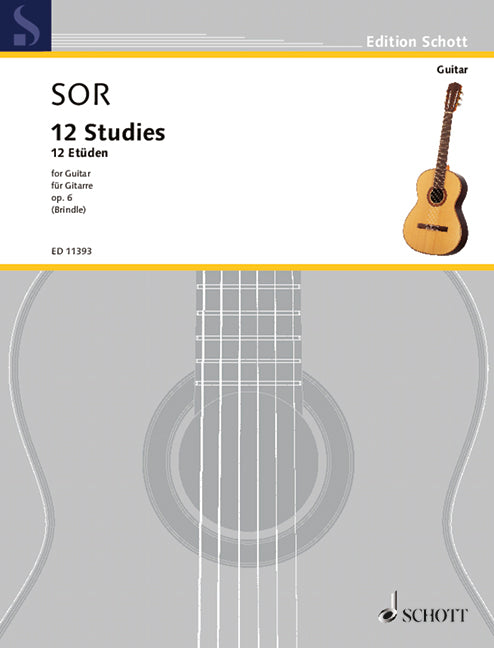 12 Studies op. 6 (Brindle校訂)