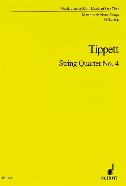 String Quartet No. 4 [study score]