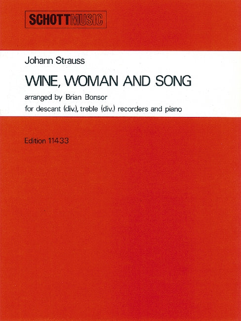 Wine, Woman and Song op. 333 [score and parts]