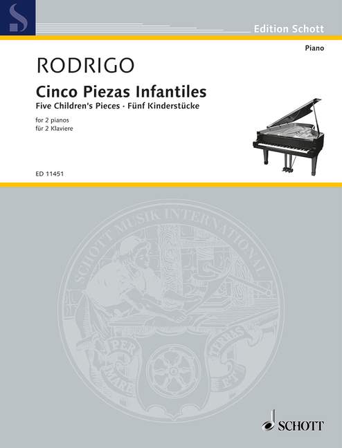 Cinco Piezas Infantiles (2 pianos)