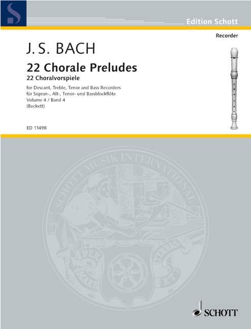22 Chorale Preludes, vol. 4