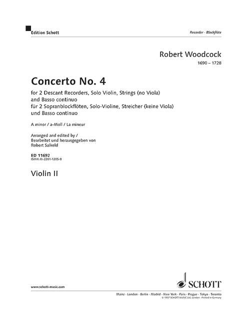 Concerto Nr. 4 a-Moll [separate part]